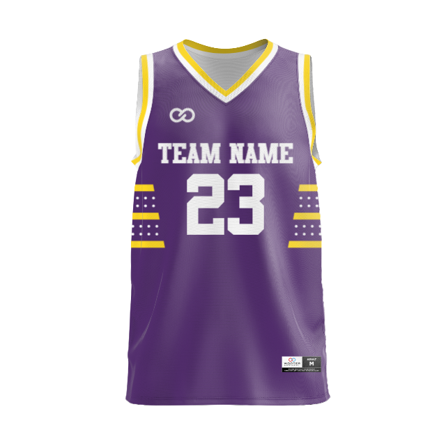 Custom V-Neck Basketball Jerseys - 04 - Warriors