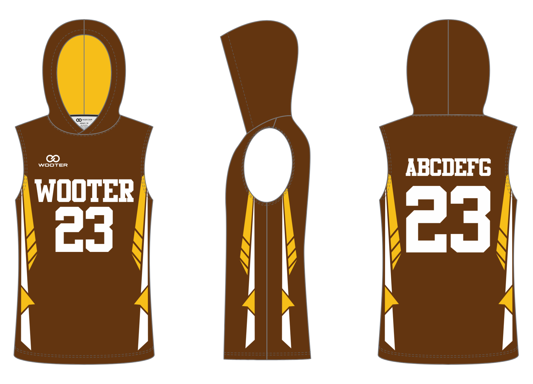 Custom Sleeveless Hoodie Shooting Shirts - 007