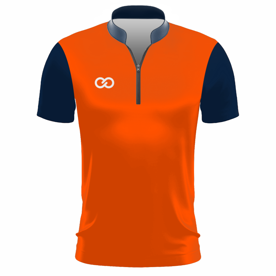 Custom ¼ Zip Bowling Shirts - Plain