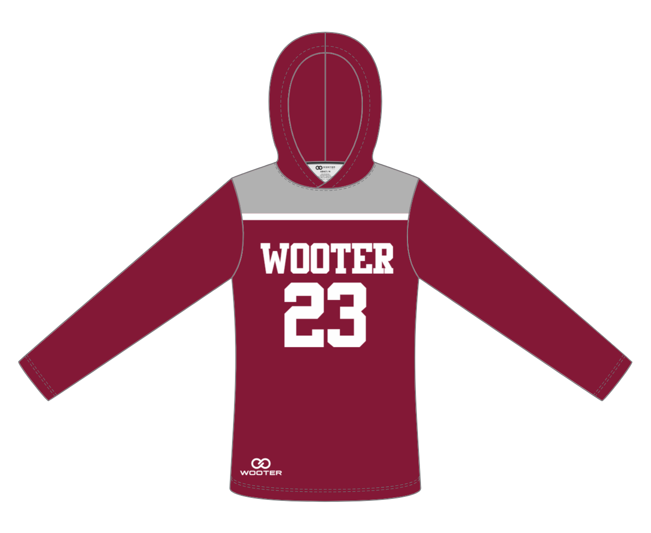 Custom Long Sleeve Hoodie Shooting Shirts - 003