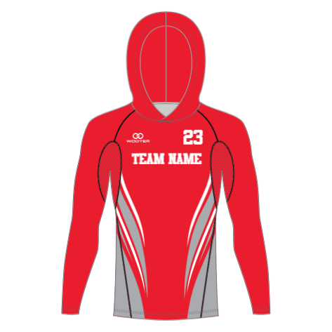 Custom Long Sleeve Hooded Compression Shirts - 09 - Helix