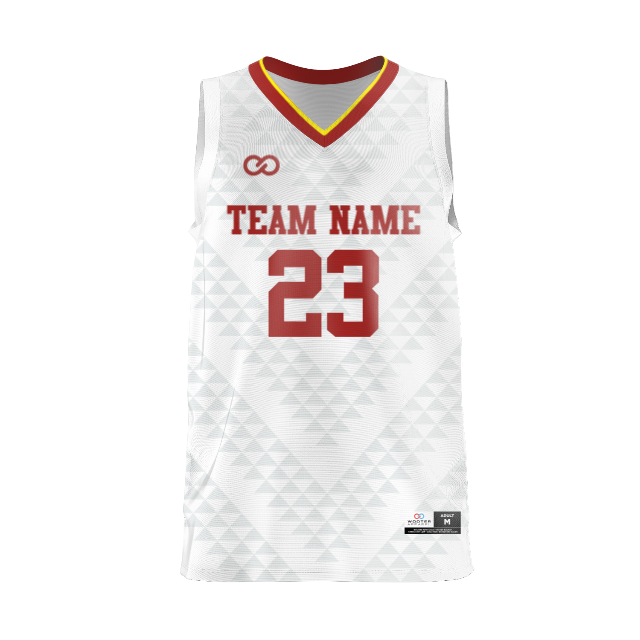 Custom V-Neck Basketball Jerseys - 09 - Hawks