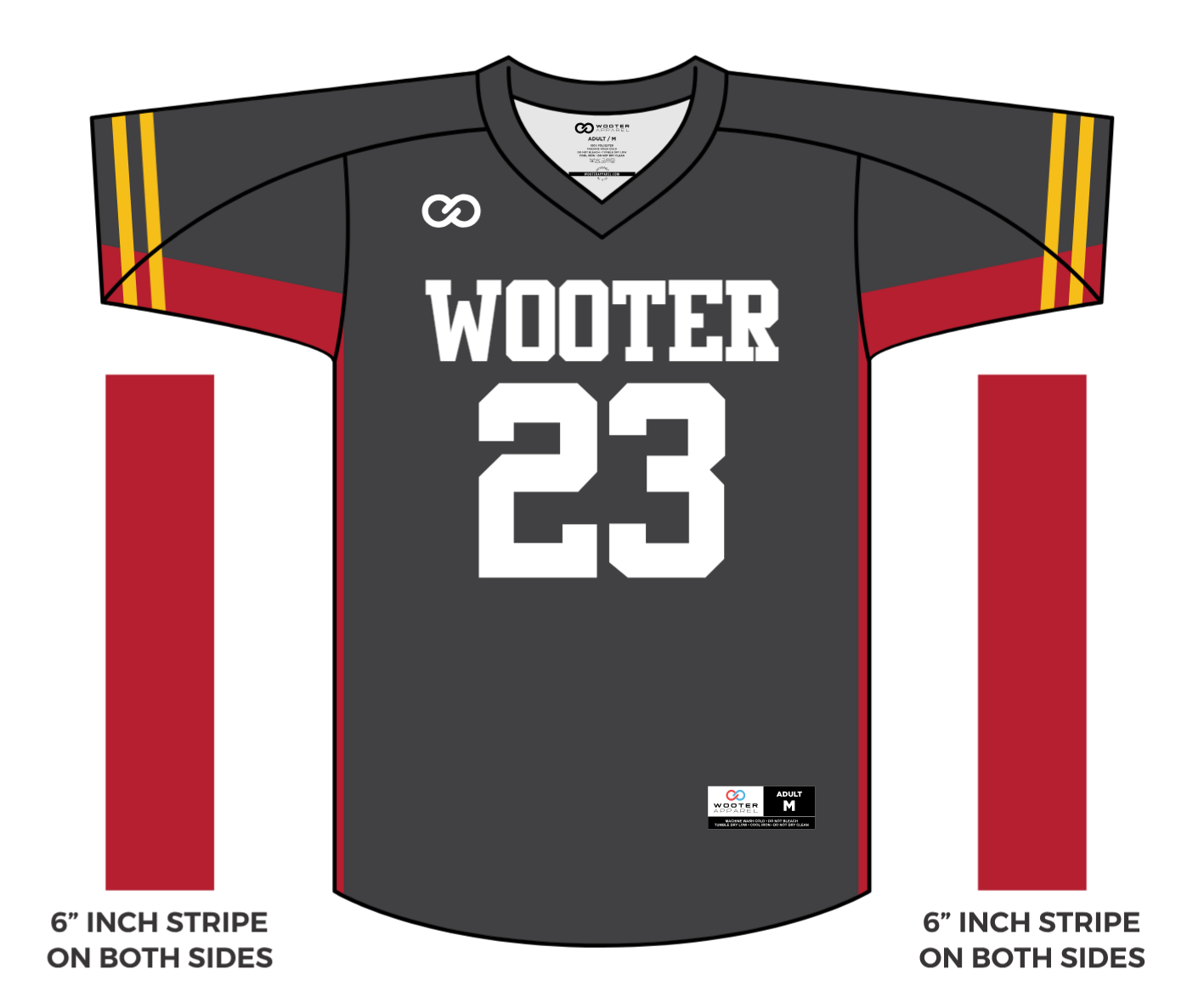 Custom Short Sleeve Lacrosse Jerseys - 002
