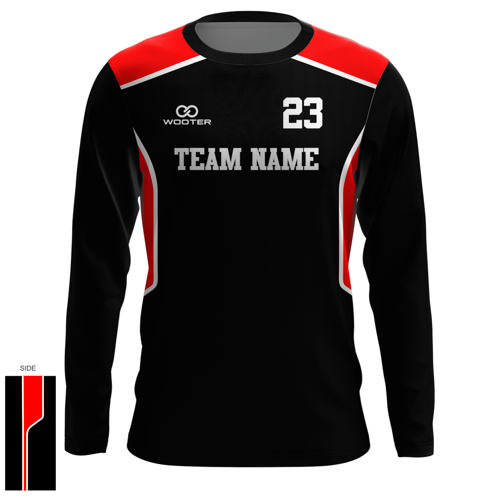 Custom Long Sleeve Volleyball Shirts - 18 - Richmond
