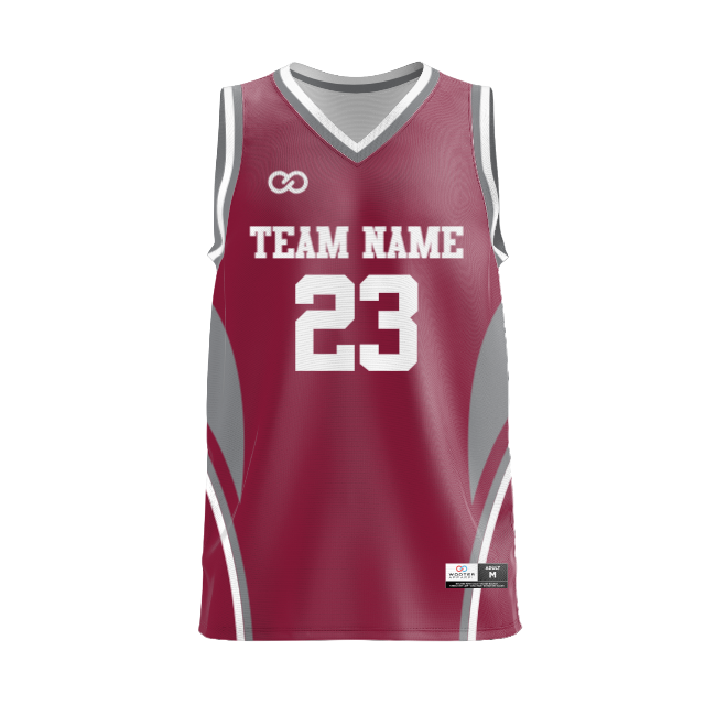 Custom V-Neck Basketball Jerseys - 05 - Comet