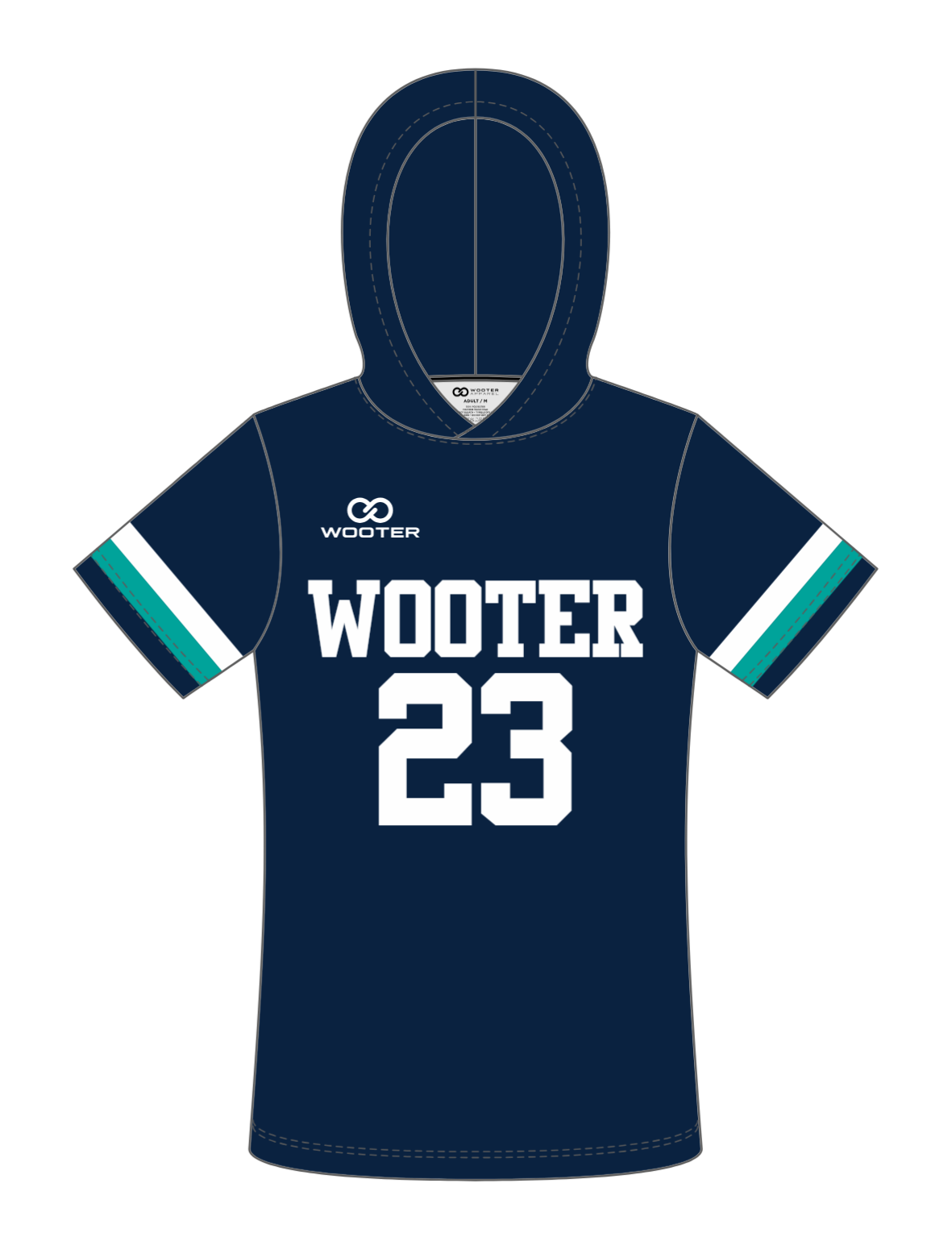 Custom Short Sleeve Hoodie Shooting Shirts - 006