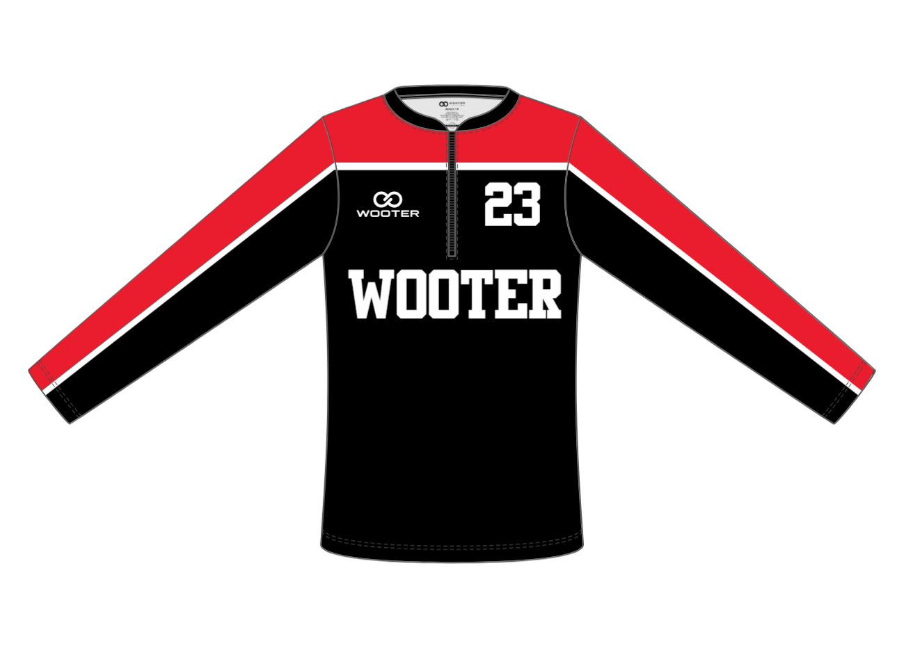 Custom ¼ Zip Long Sleeve Shooting Shirts - 005