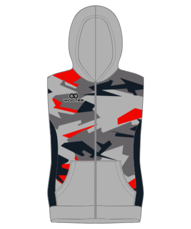 Custom Sleeveless Zip-Up Hoodies - 003