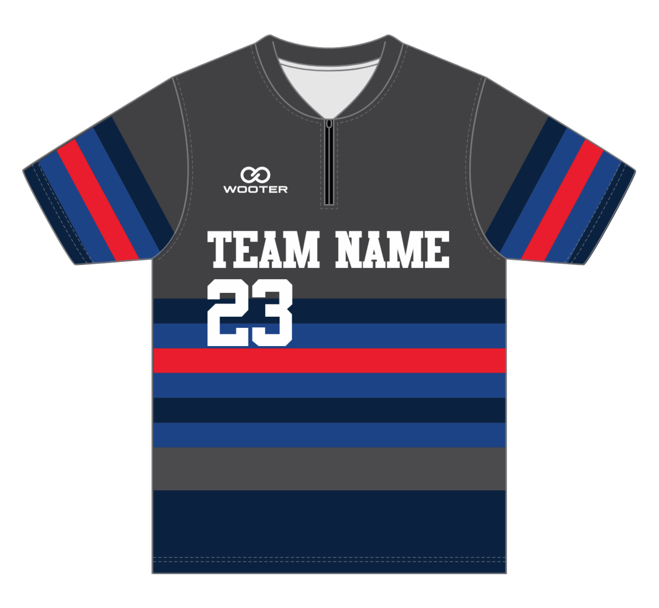 Custom ¼ Zip Short Sleeve Cage Jackets - 007