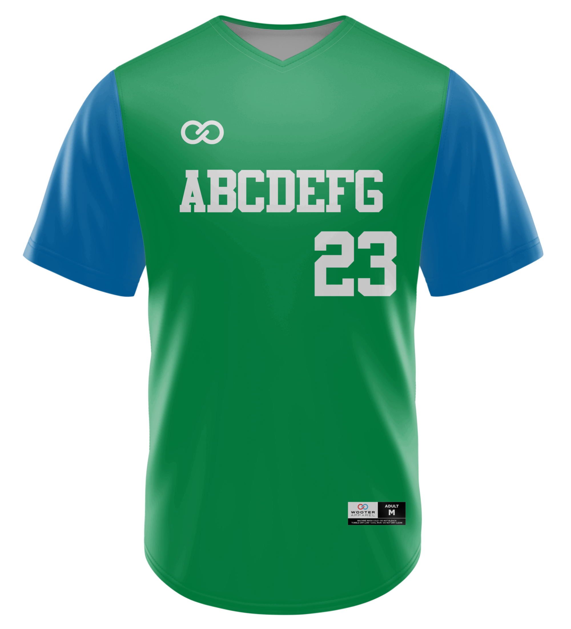 Custom Lightweight V-Neck Softball Jerseys - 01 - Plain