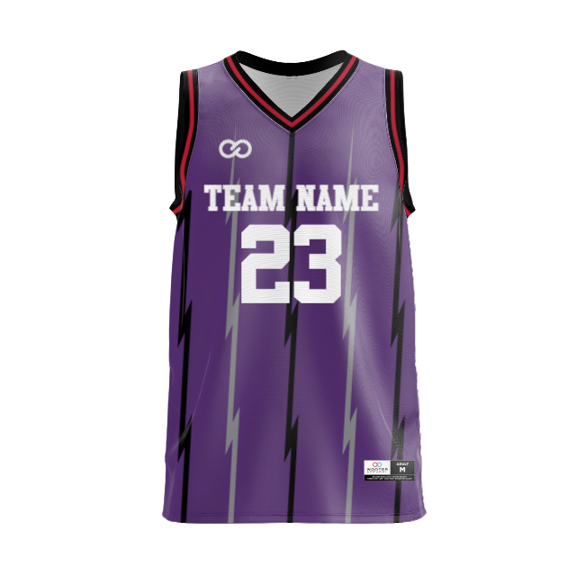Custom V-Neck Basketball Jerseys - 10 - Raptors