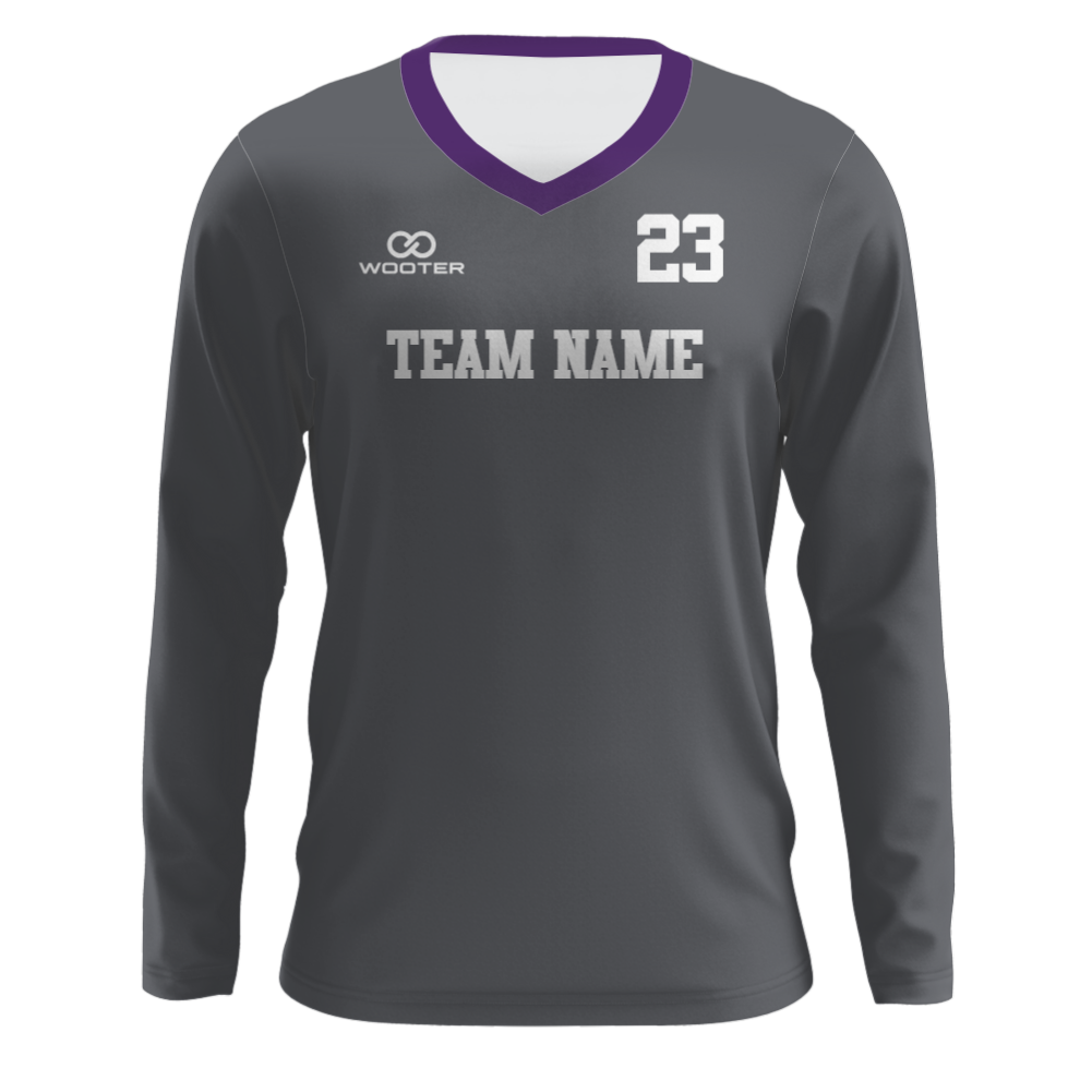 Custom Long Sleeve V-Neck T-Shirts - 001