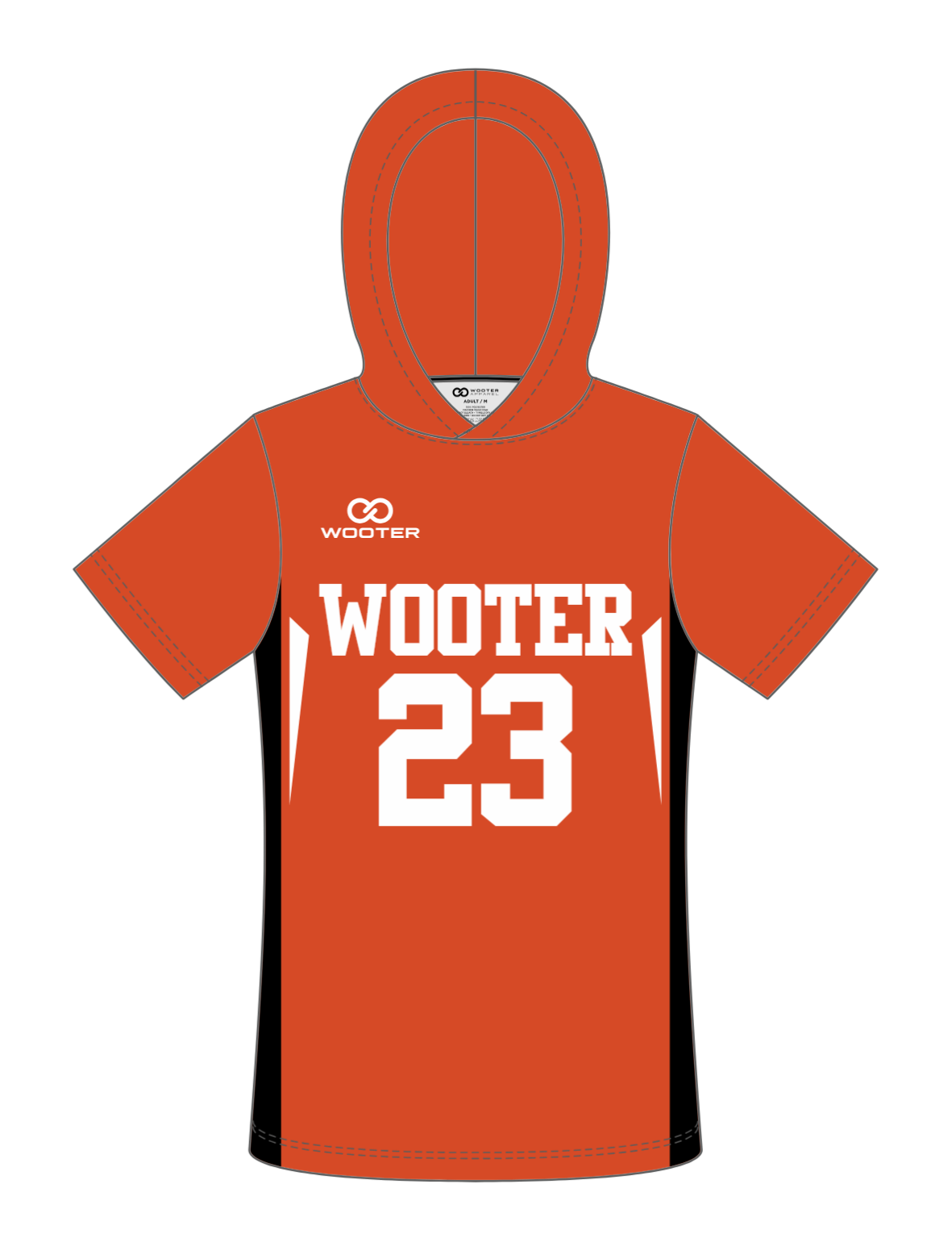 Custom Short Sleeve Hoodie Shooting Shirts - 009