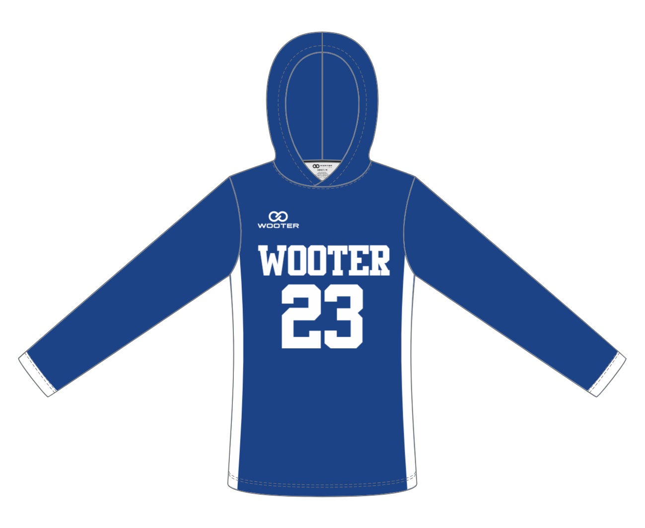 Custom Long Sleeve Hoodie Shooting Shirts - 002