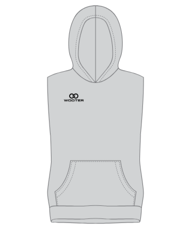 Custom Sleeveless Hoodies - 01 - Plain