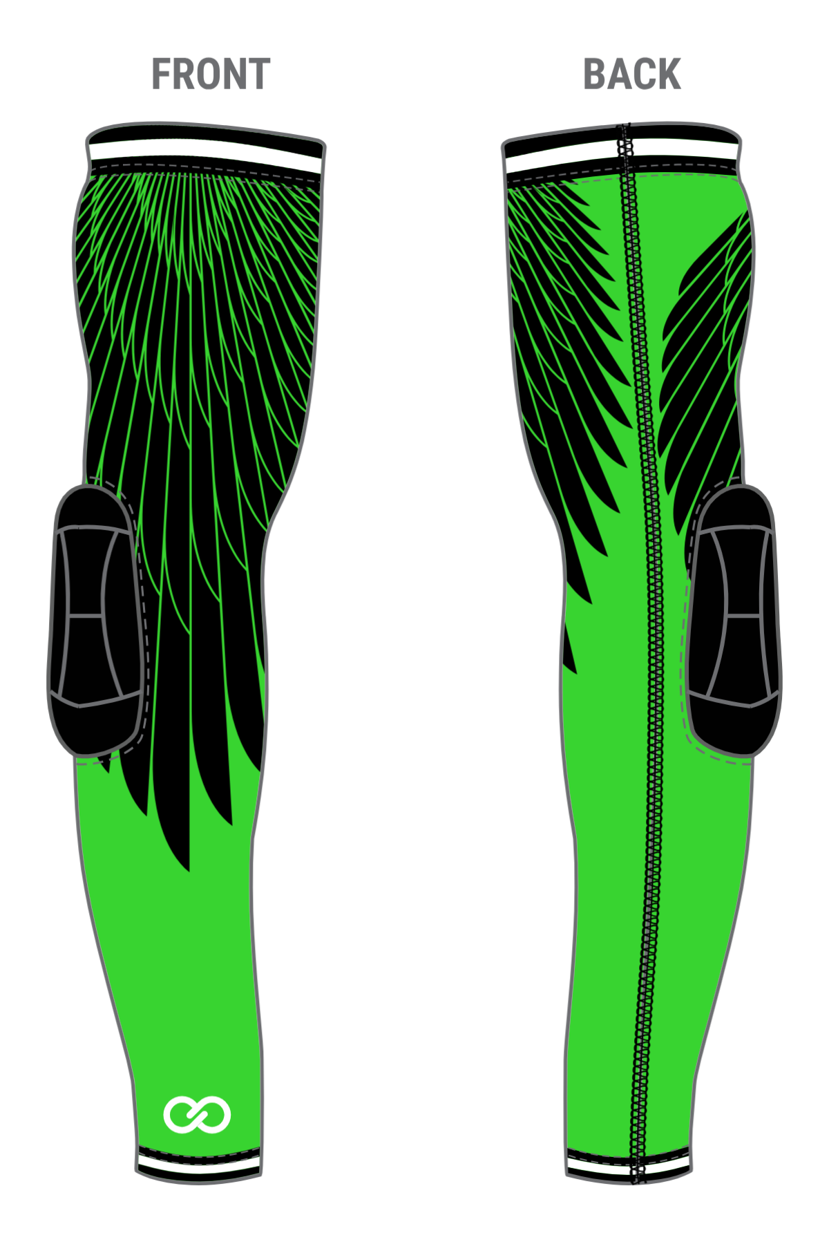 Custom Shooting Sleeves with Padding - 005