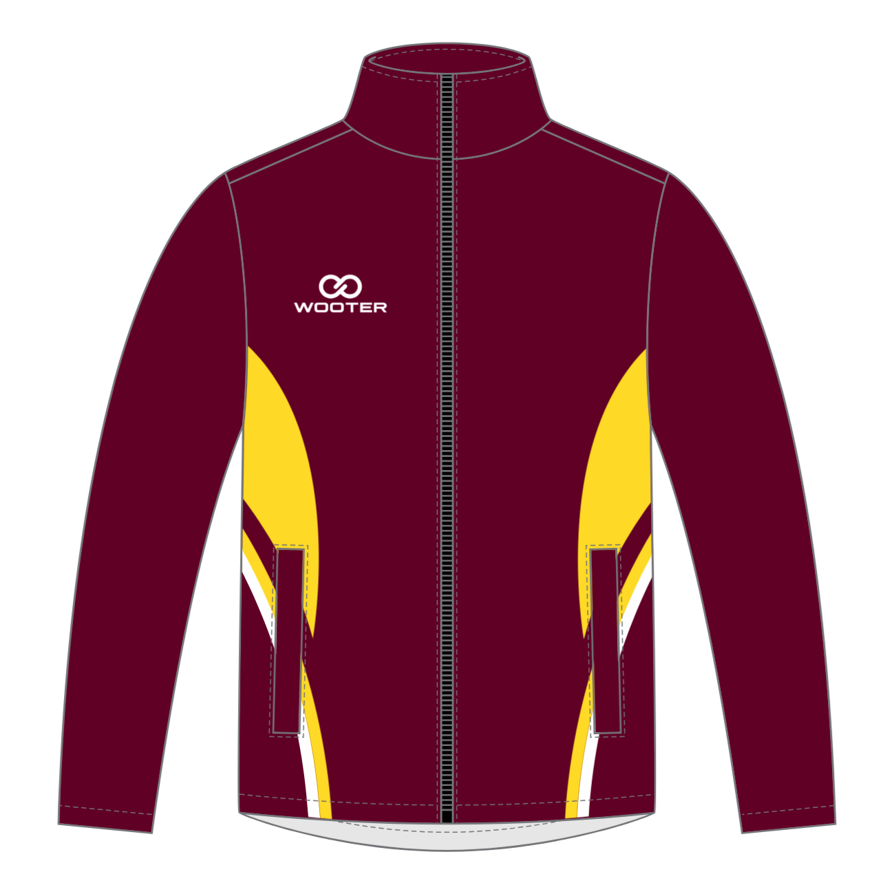 Custom Cuffless Warmup Jackets - 003