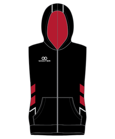 Custom Sleeveless Zip-Up Hoodies - 009