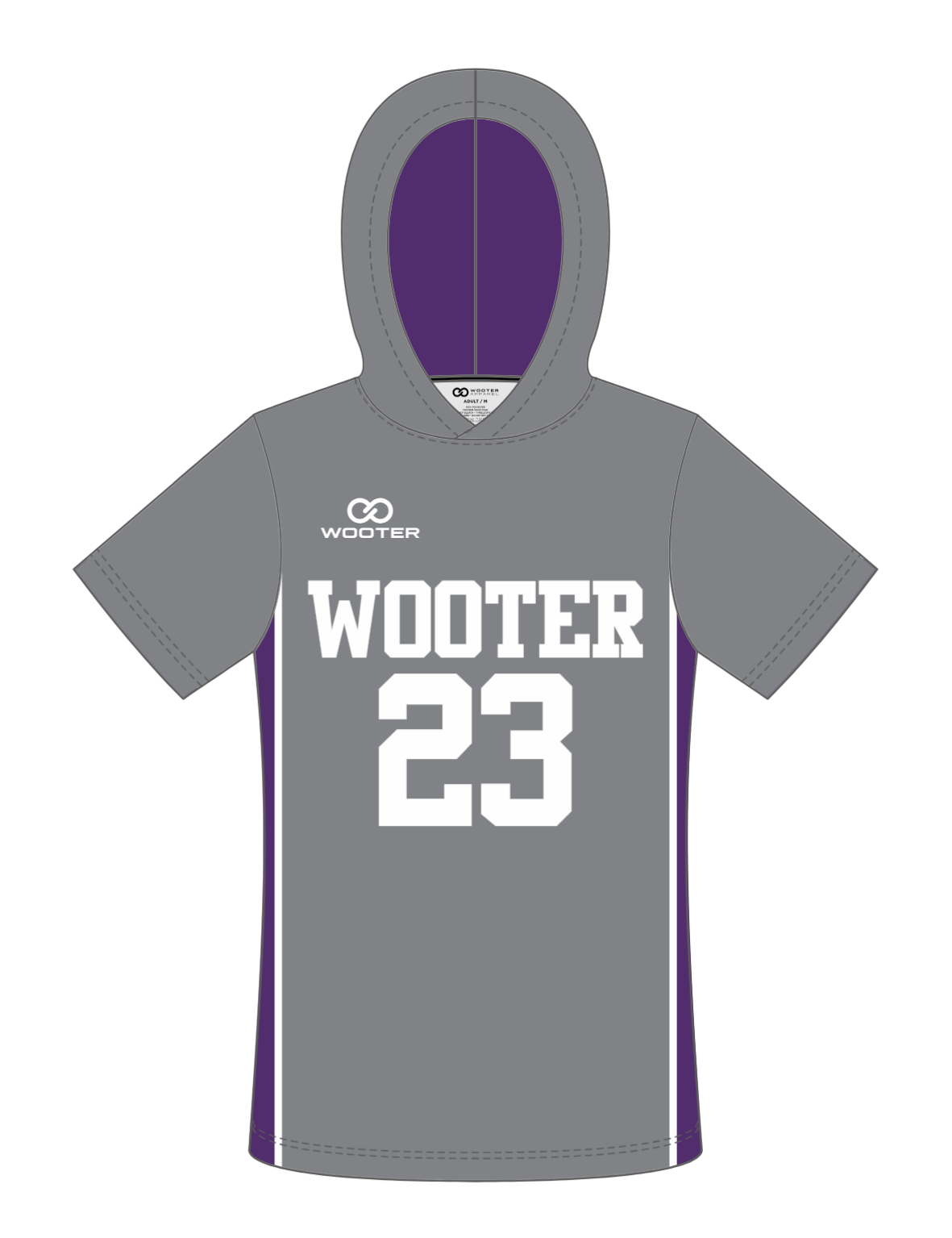 Custom Short Sleeve Hoodie Shooting Shirts - 007