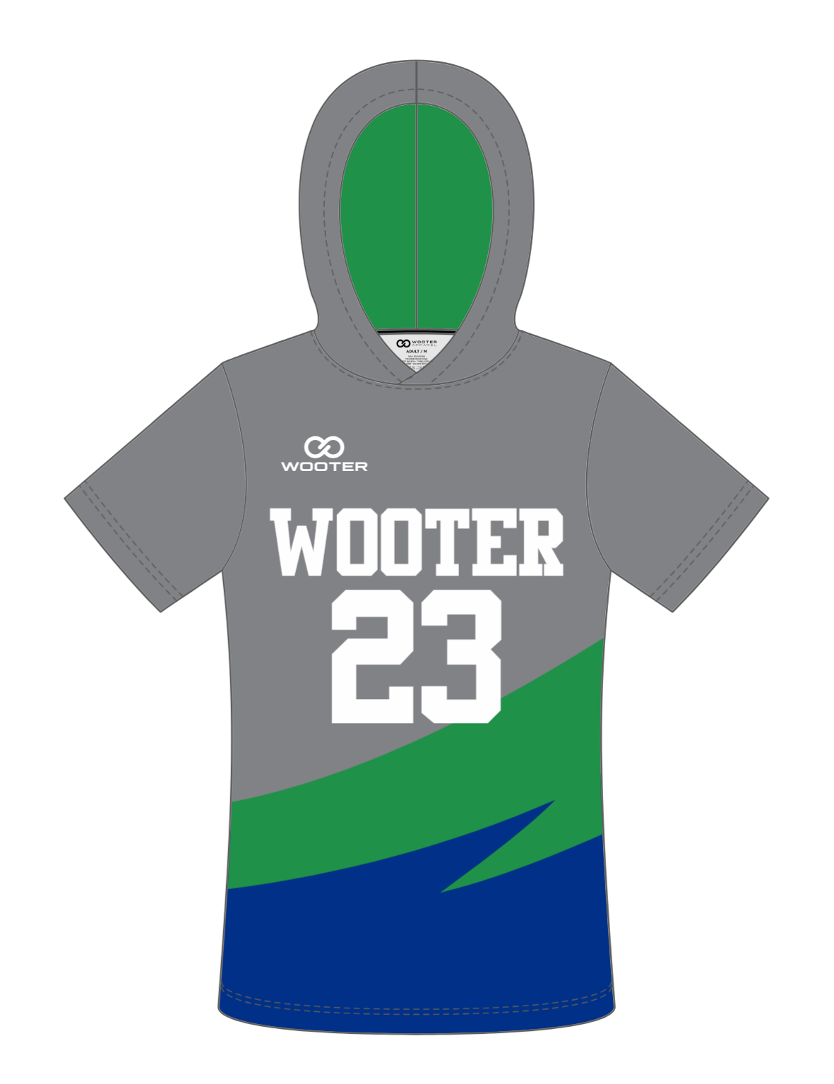Custom Short Sleeve Hoodie Shooting Shirts - 008