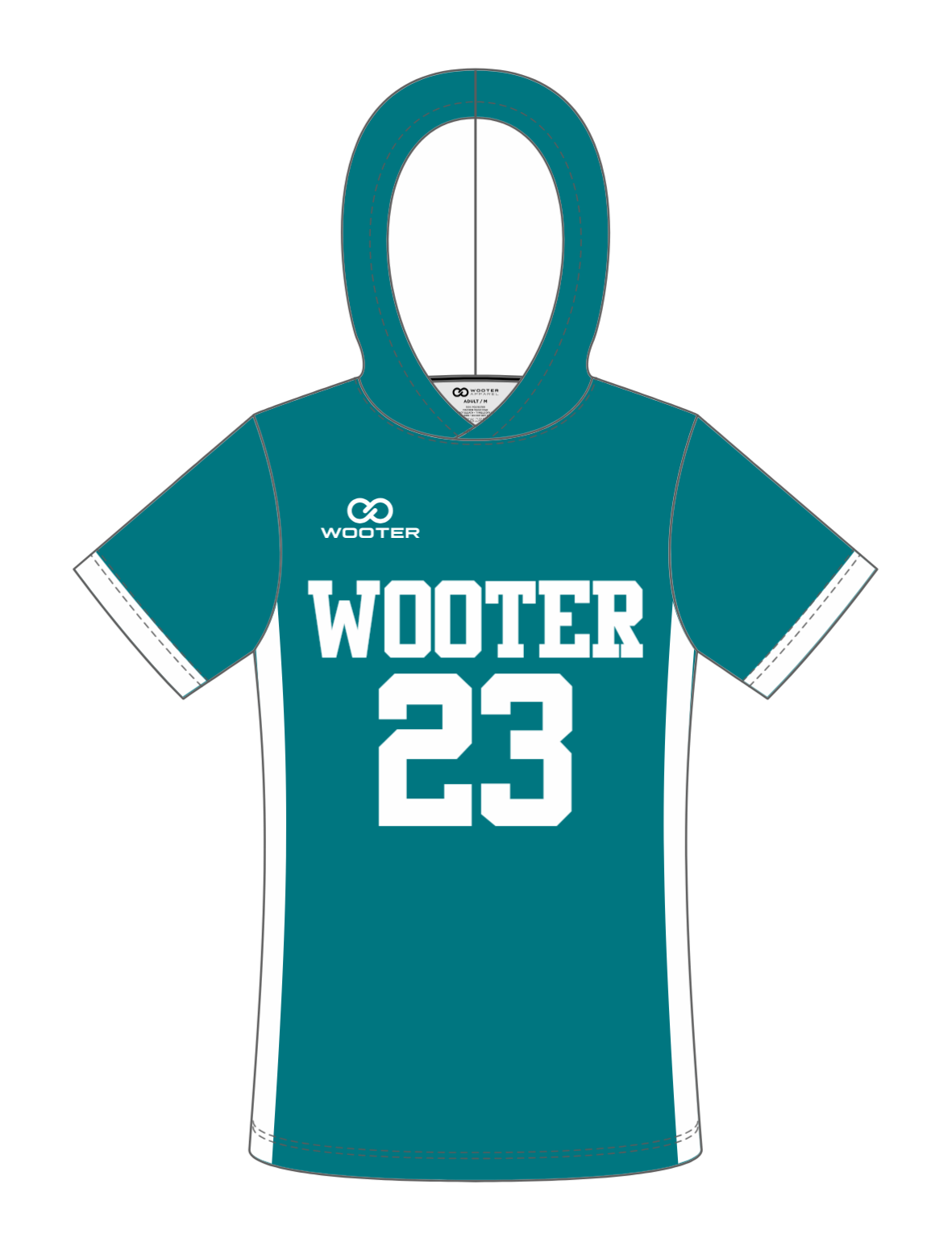 Custom Short Sleeve Hoodie Shooting Shirts - 002