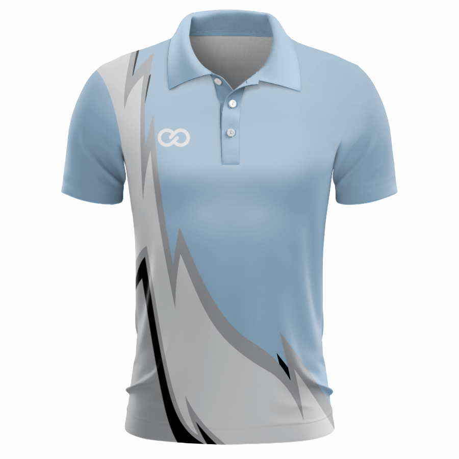 Custom Polo Shirts (Set In Sleeve) - 05 - Flames