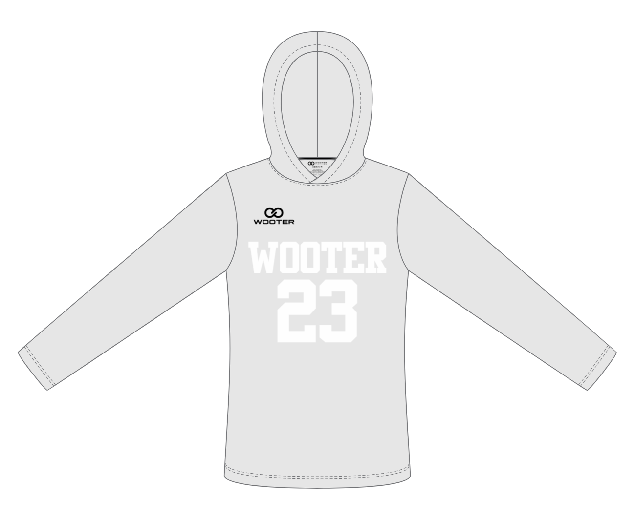 Custom Long Sleeve Hoodie Shooting Shirts - 001