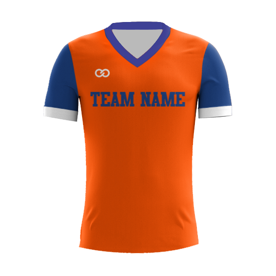 Custom V-Neck Soccer Jerseys - 01 - Plain