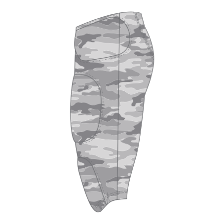 Custom Integrated Football Pants (Low Rise) - 003 - Camo