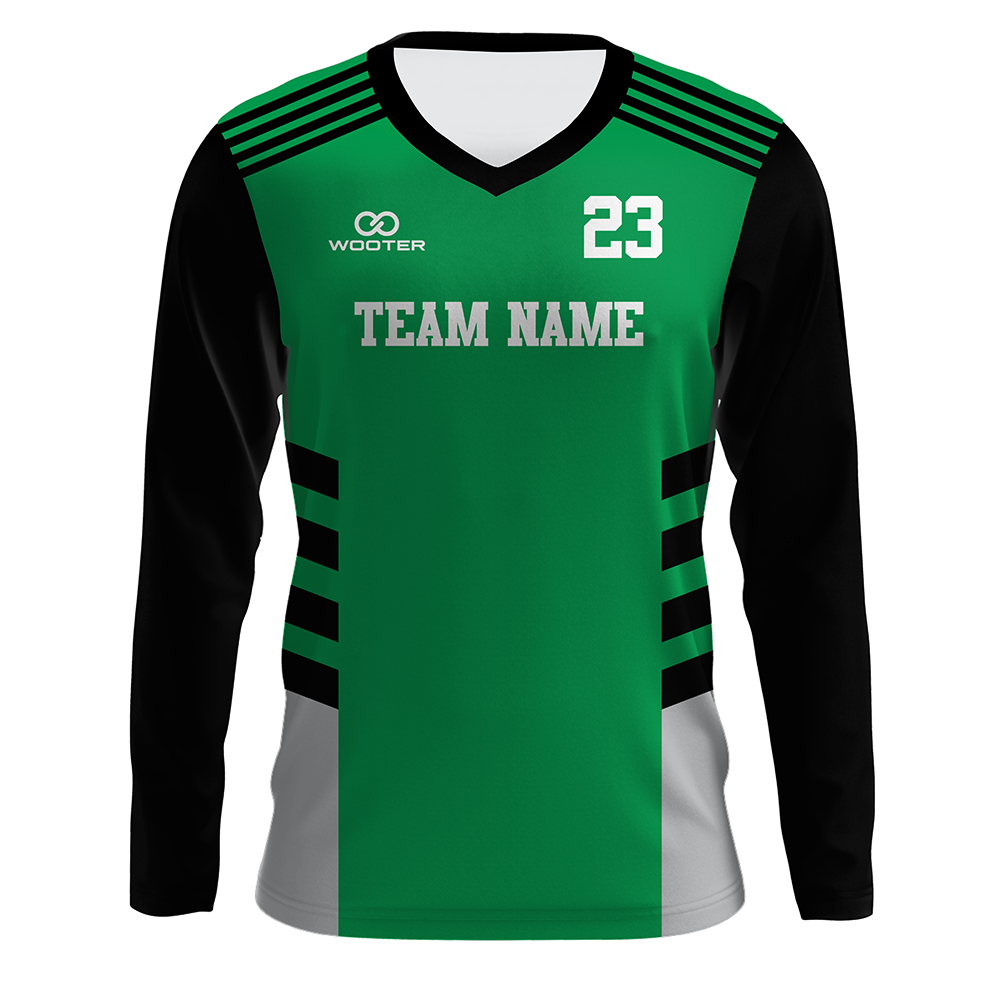 Custom Long Sleeve V-Neck T-Shirts - 008