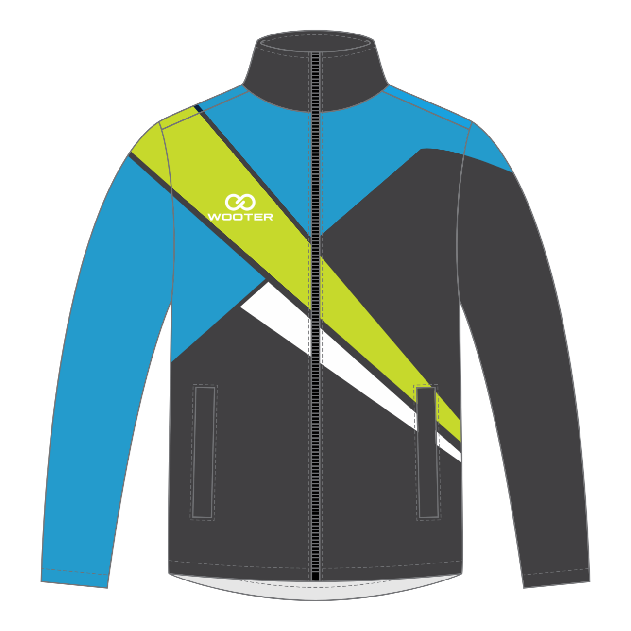 Custom Cuffless Warmup Jackets - 010