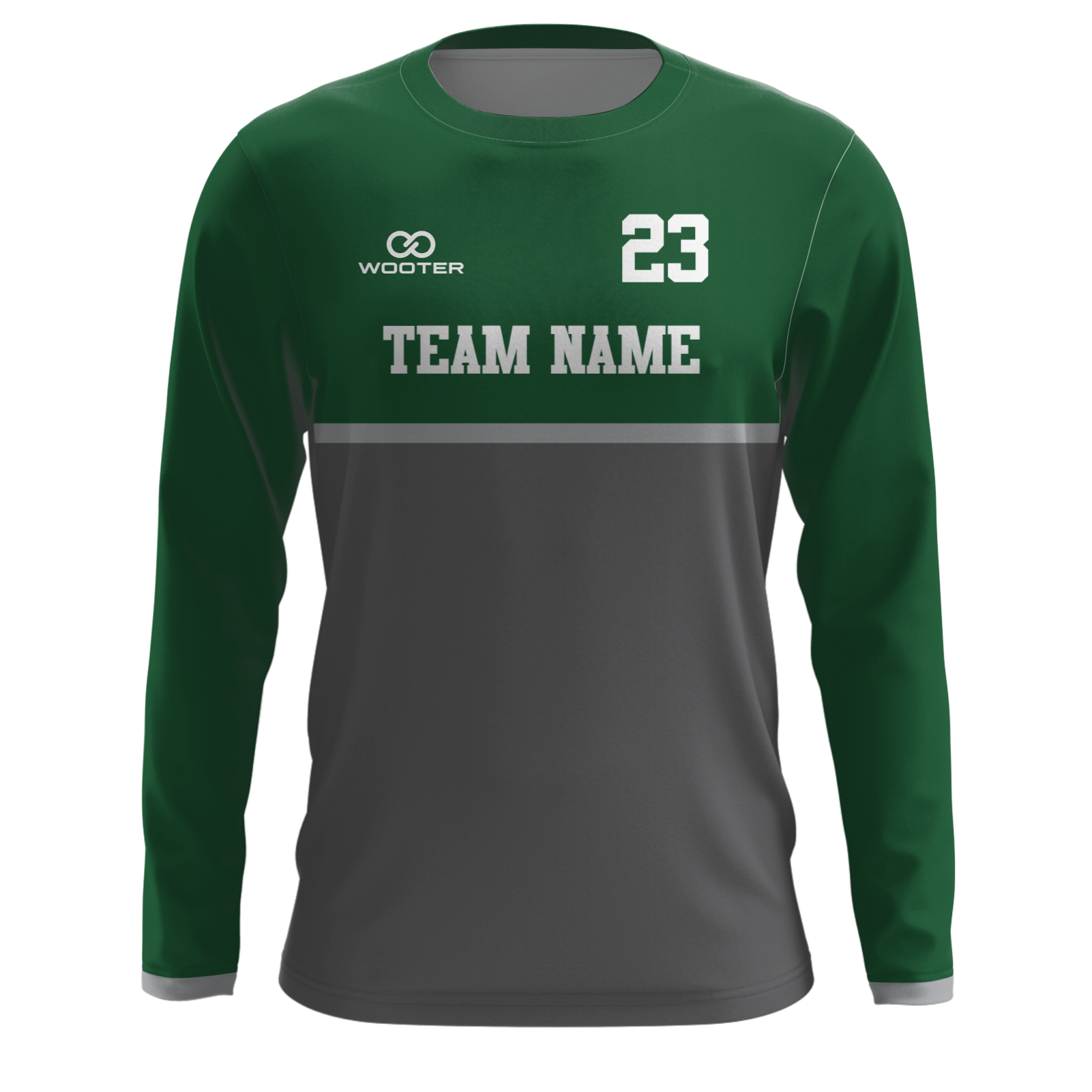 Custom Long Sleeve Crew Neck T-Shirts - 004