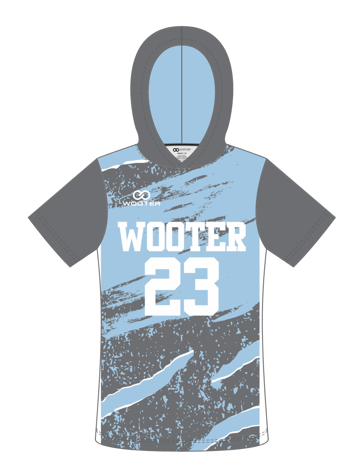 Custom Short Sleeve Hoodie Shooting Shirts - 004