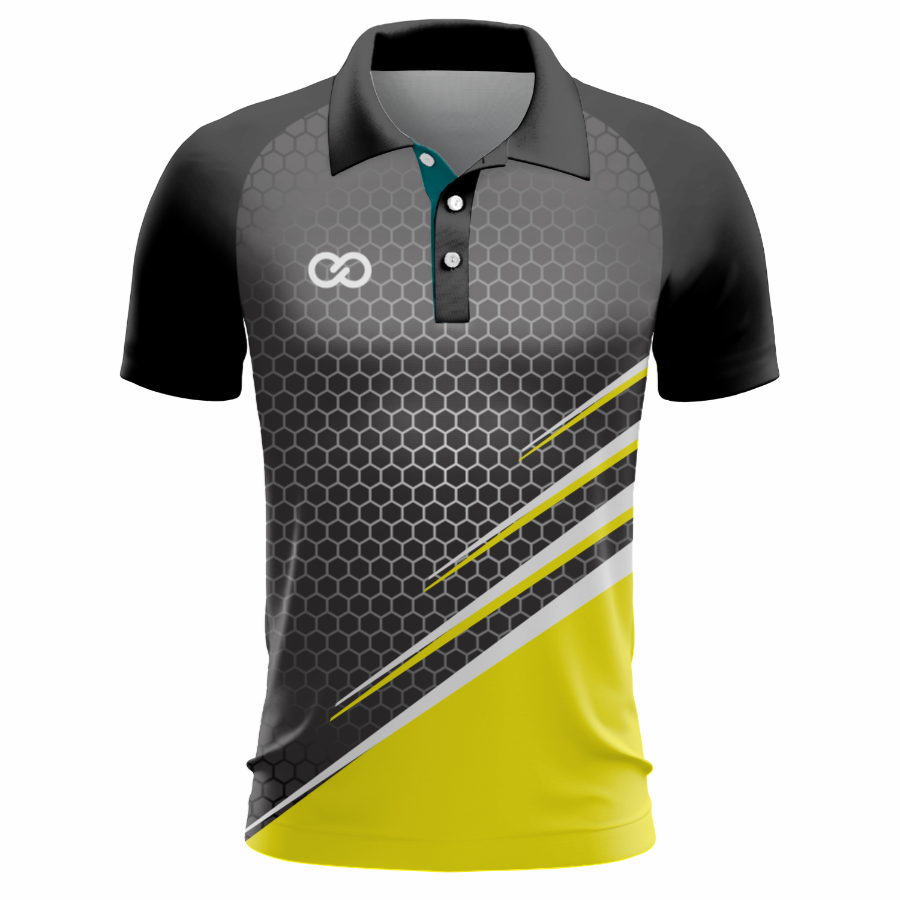 Custom Polo Shirts (Raglan Sleeve) - 08 - Hex