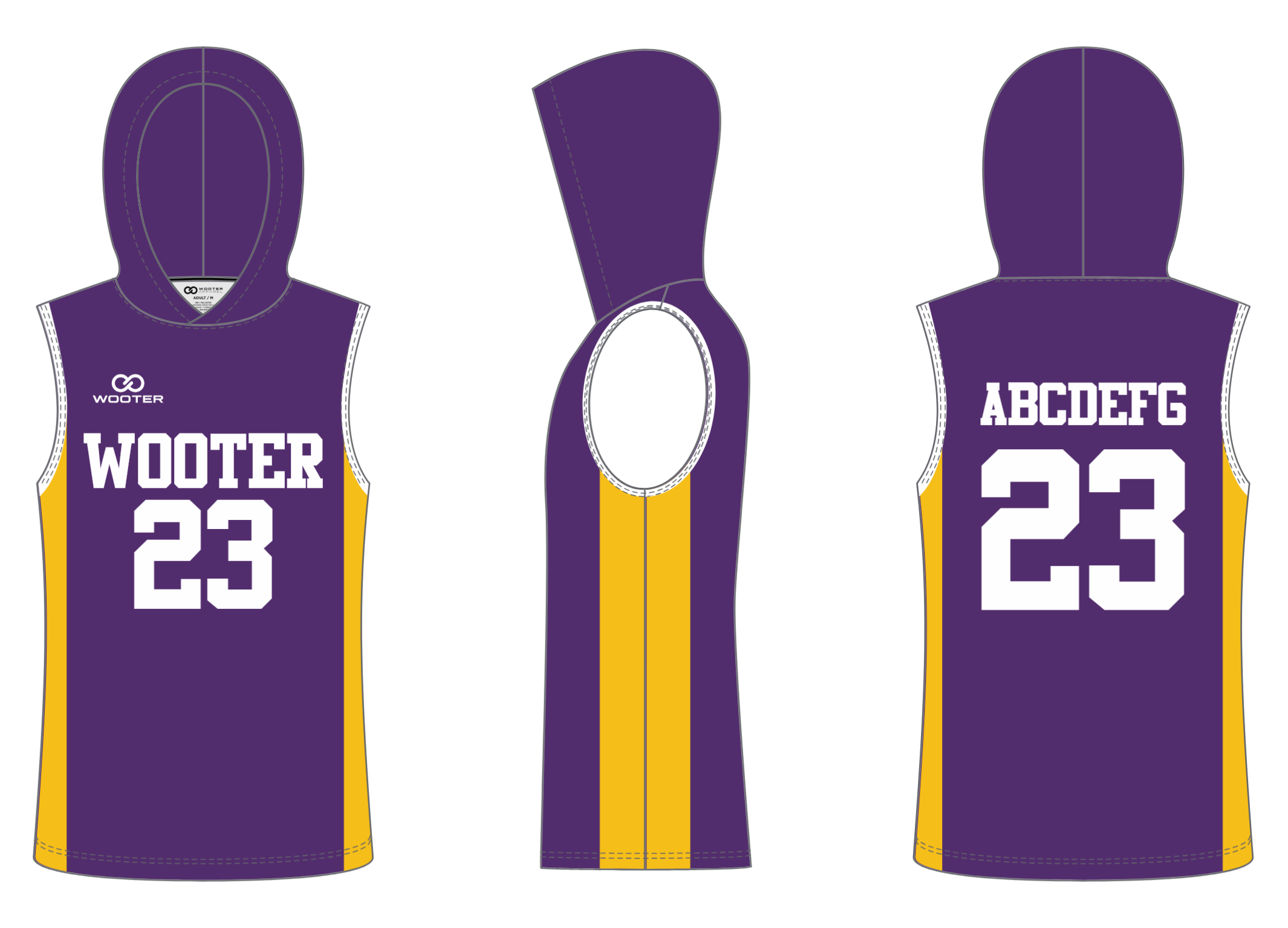 Custom Sleeveless Hoodie Shooting Shirts - 005