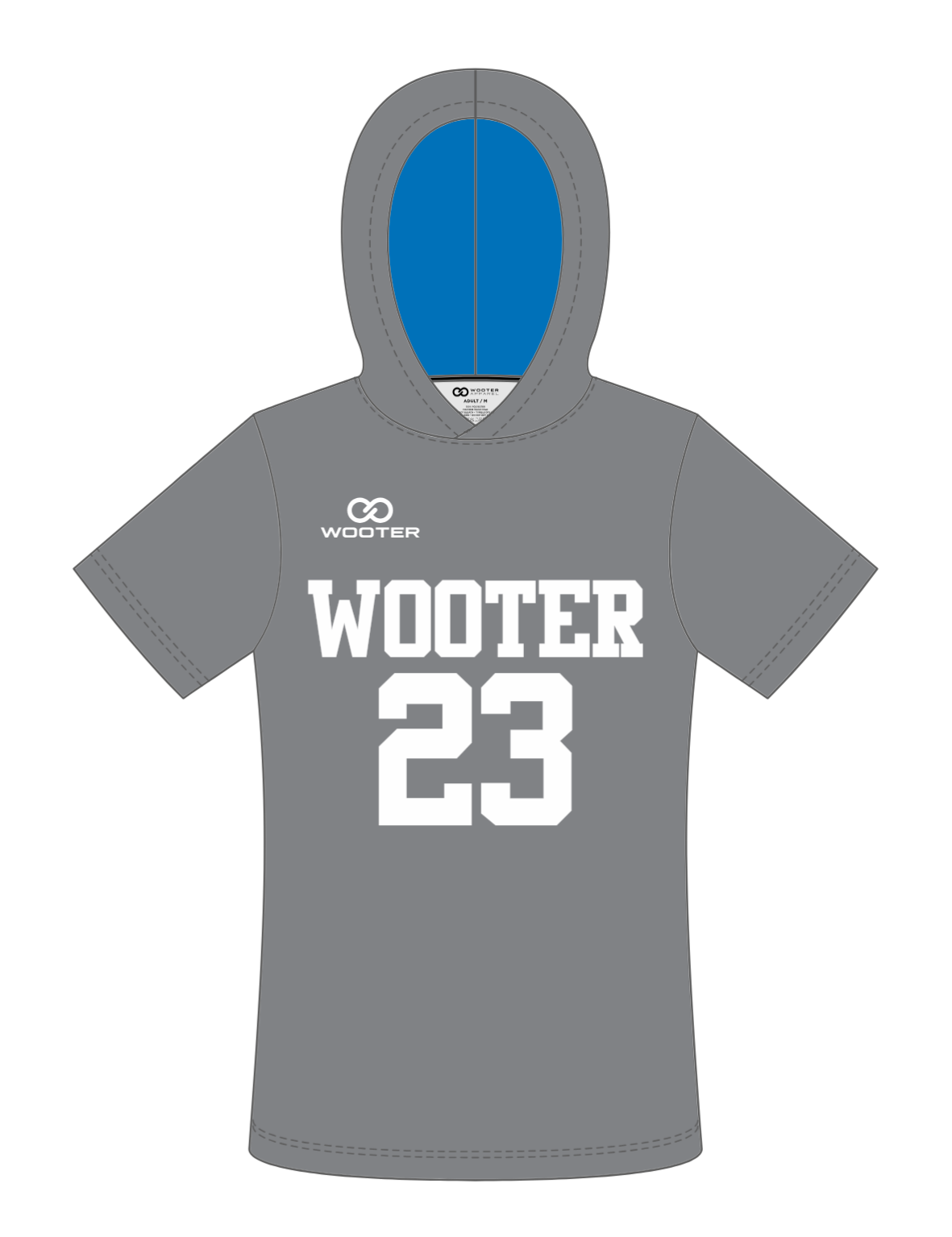Custom Short Sleeve Hoodie Shooting Shirts - 001