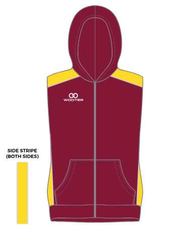 Custom Sleeveless Zip-Up Hoodies - 007
