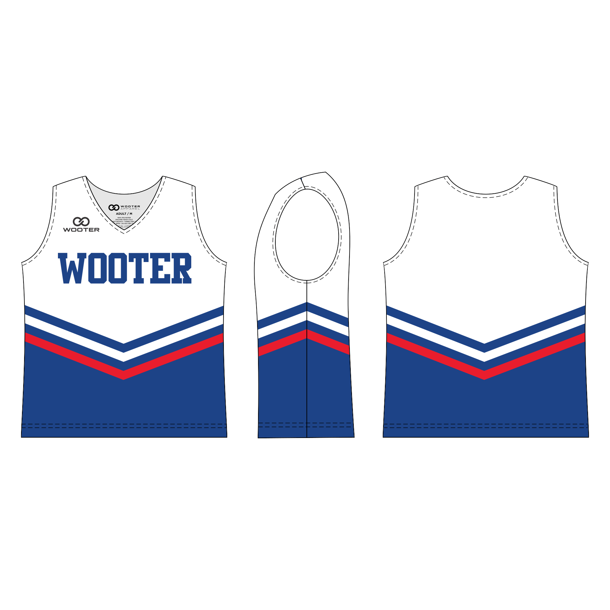 Custom Sleeveless Cheerleading Shells - 005