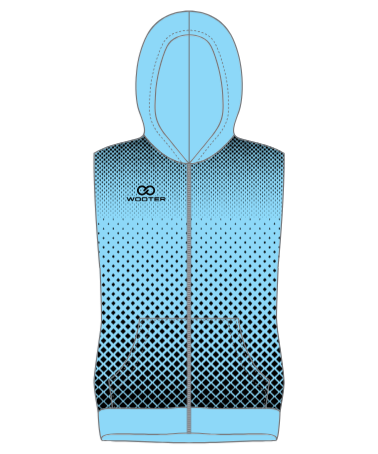 Custom Sleeveless Zip-Up Hoodies - 005