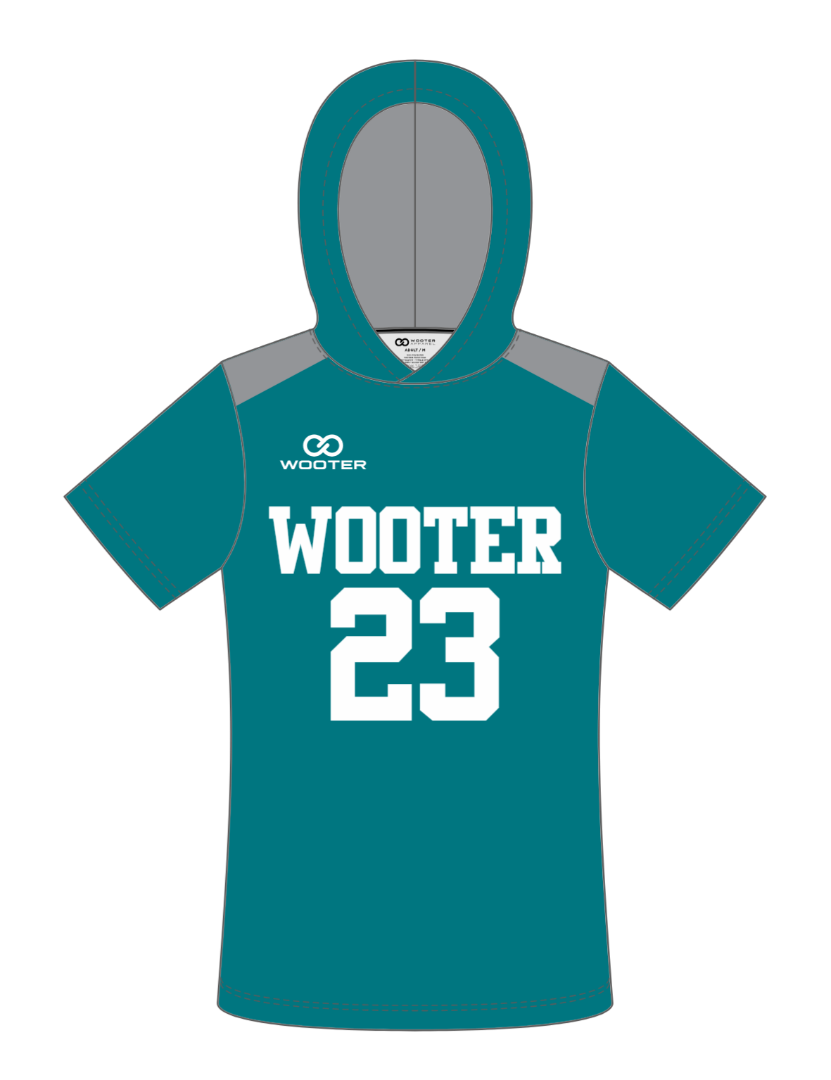 Custom Short Sleeve Hoodie Shooting Shirts - 011