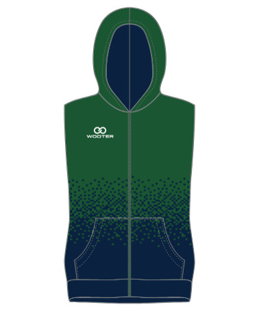 Custom Sleeveless Zip-Up Hoodies - 002