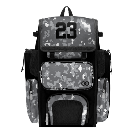 Custom Elite Baseball/Softball Backpacks - 07 - Digital Camo