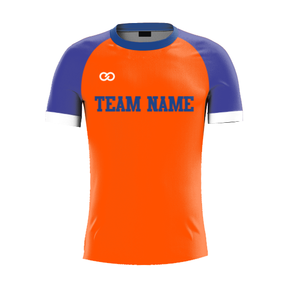 Custom Raglan Sleeve Crew Neck Soccer Jerseys - 01 - Plain