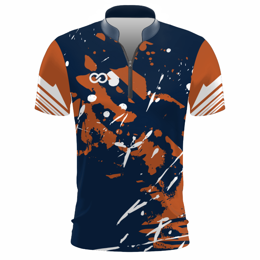 Custom ¼ Zip Bowling Shirts - 002