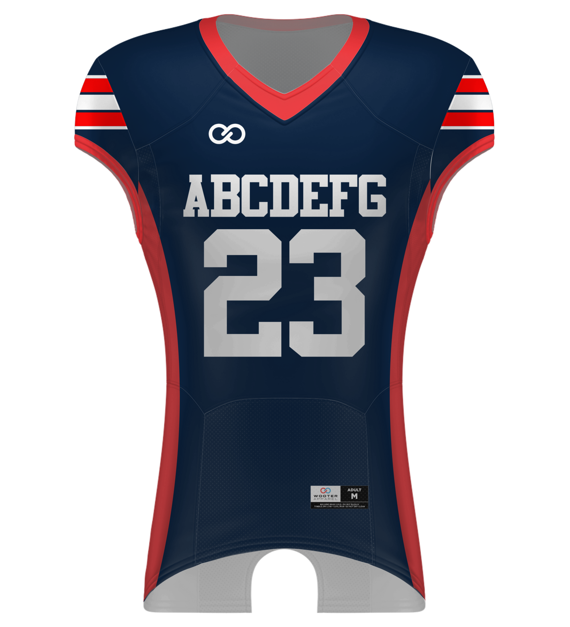 Custom Pro Football Jerseys - 05 - Stripes