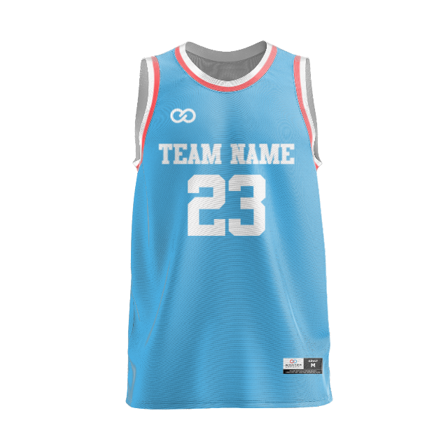 Custom Round Neck Basketball Jerseys - 01 - Plain
