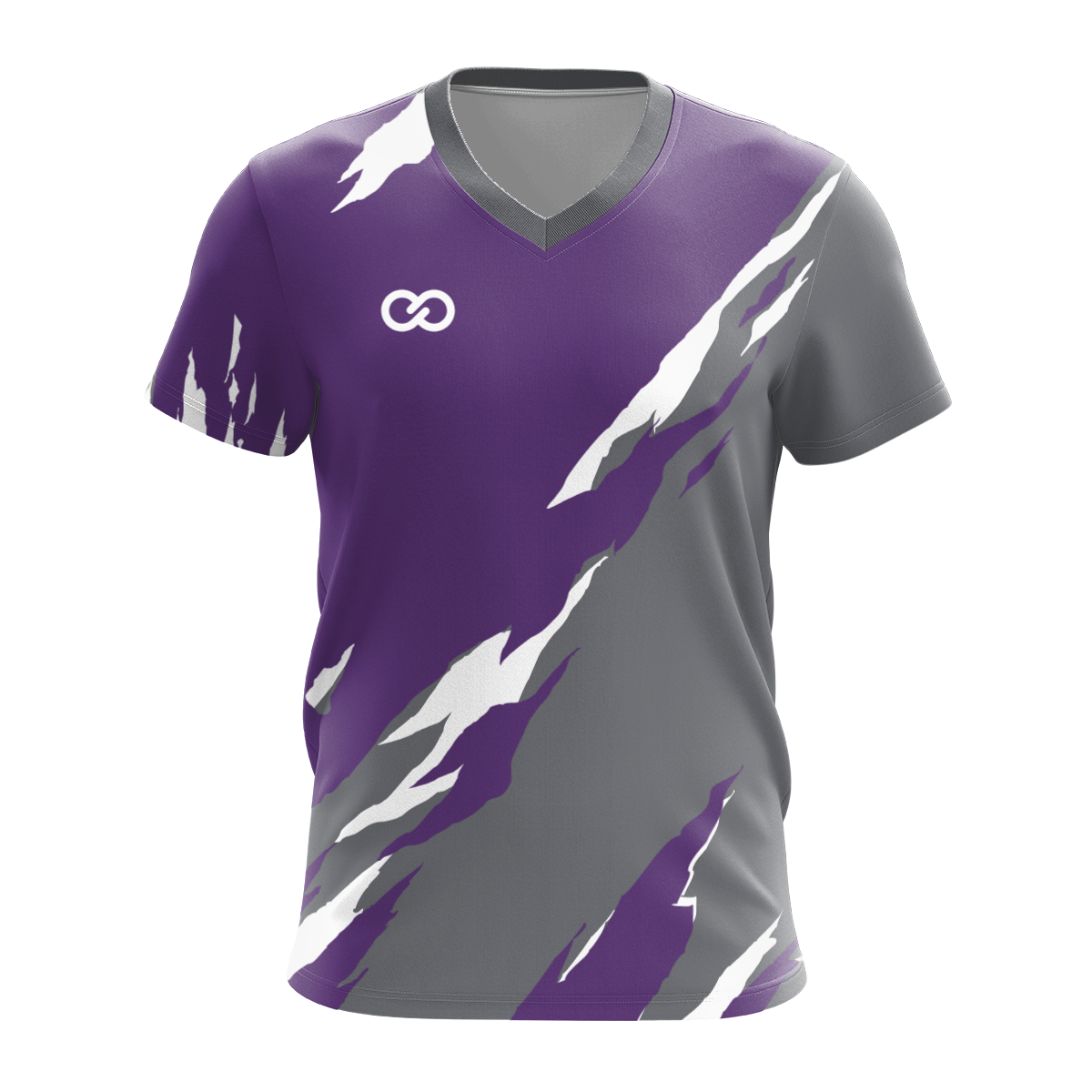 Custom V-Neck T-Shirts - 02 - Raptor