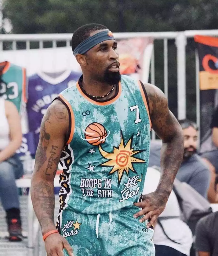 Player Wearing Wooter Custom Basketball Shorts | Wooter Apparel