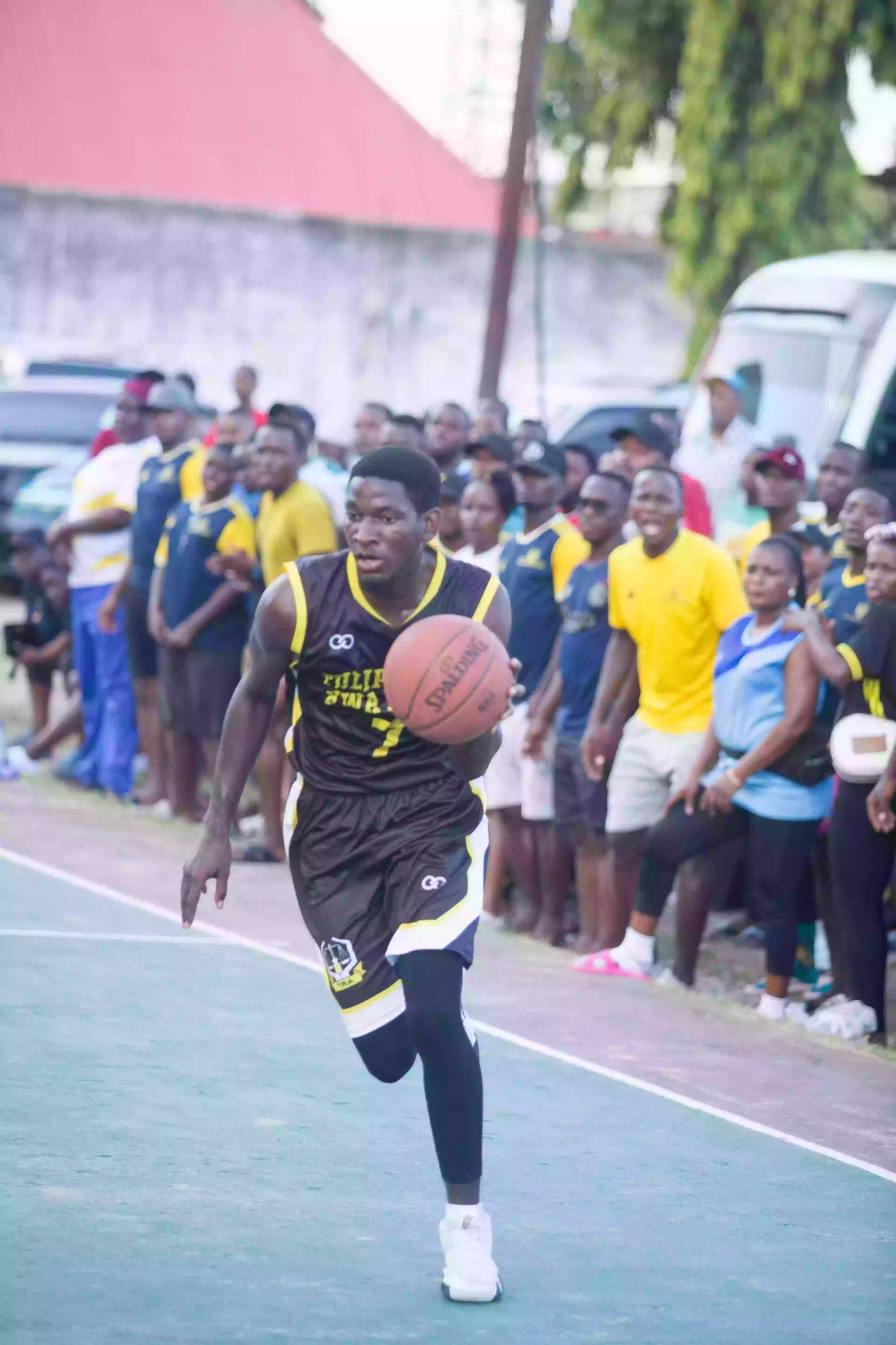 Player Wearing Wooter Custom Basketball Shorts | Wooter Apparel