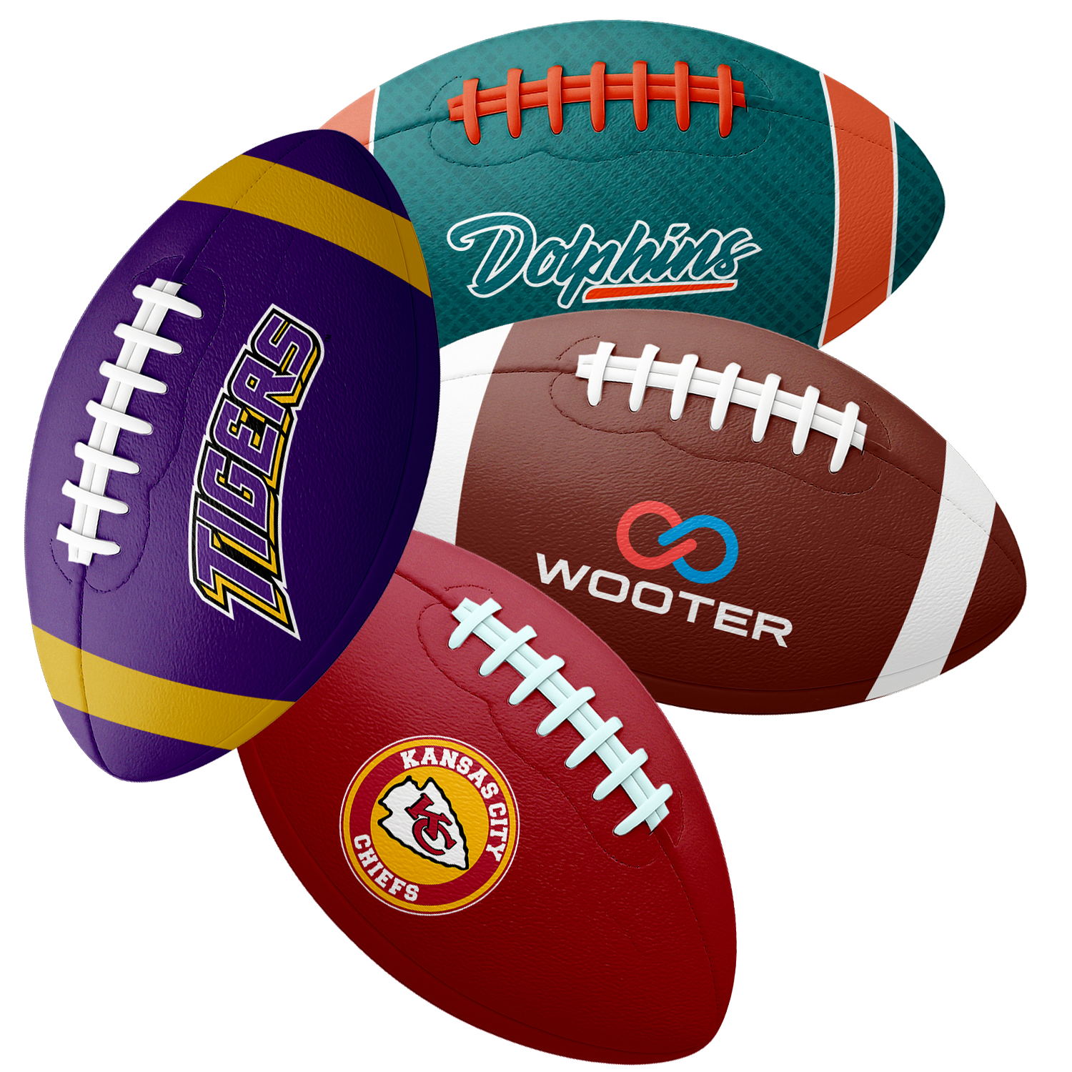 Custom Printed Footballs